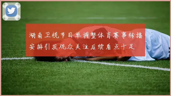 湖南卫视节目单调整体育赛事转播安排引发观众关注后续看点十足